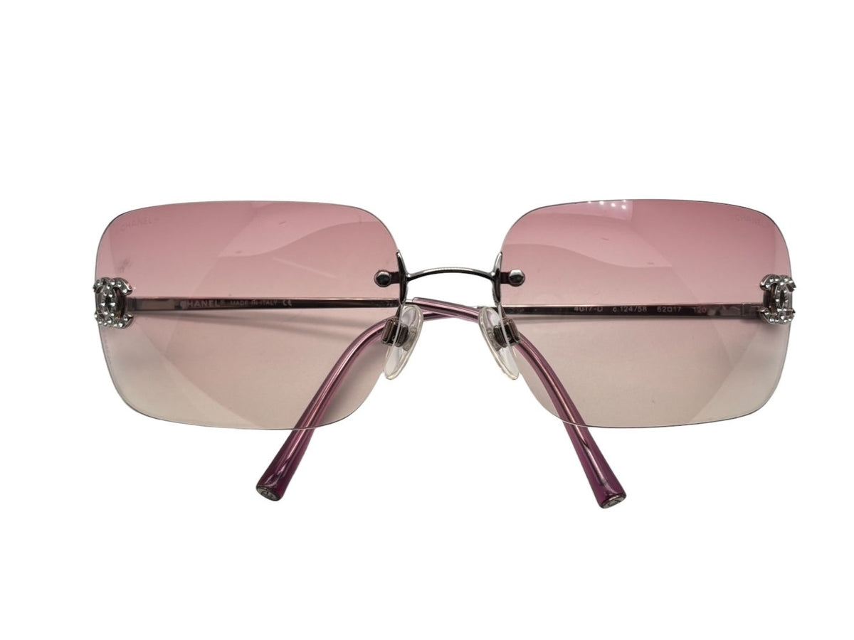 CHANEL シャネル リムレス サングラス 4017-D c.124/58 サイズ62◻︎17
