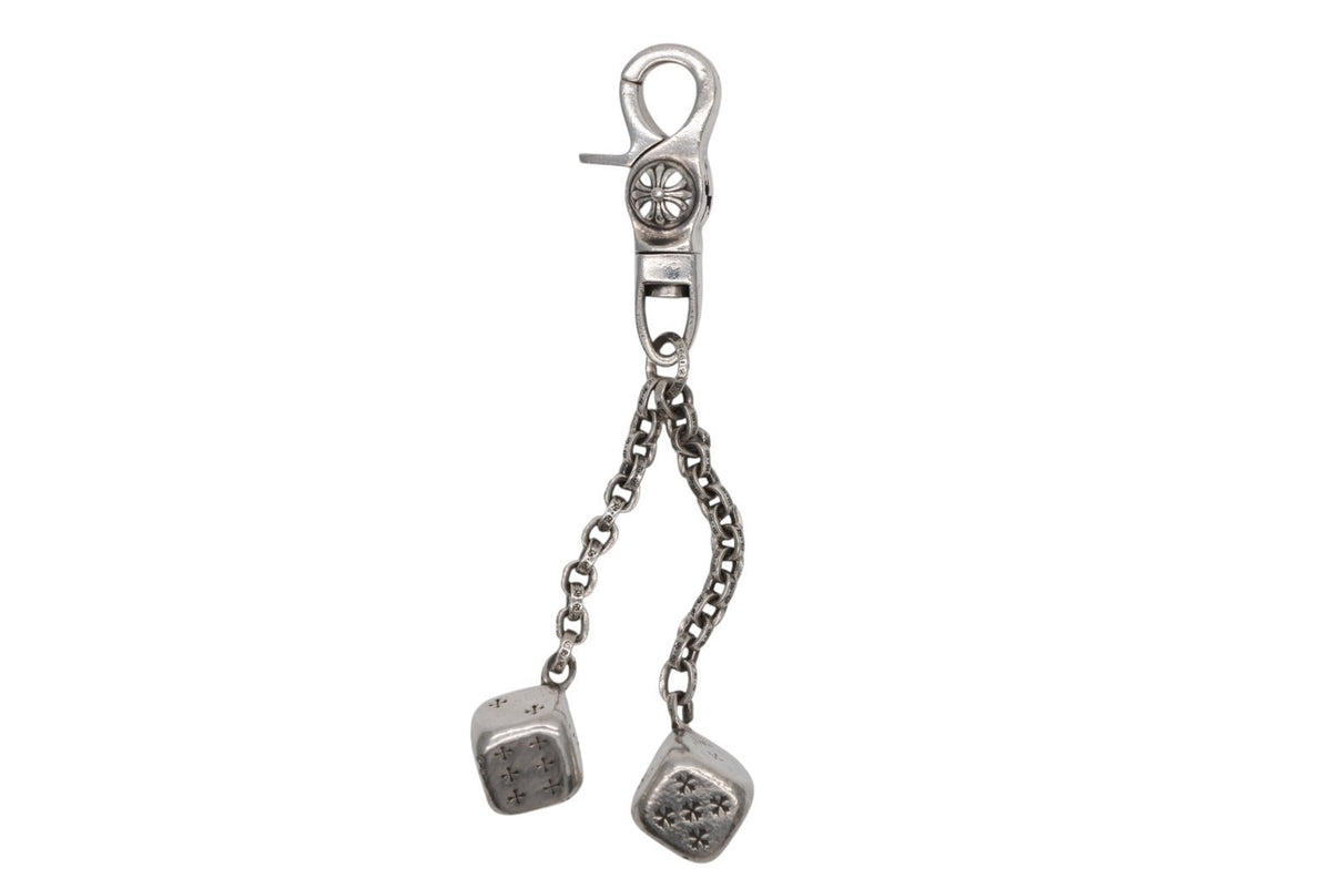 クロムハーツ　ダブルダイス CHROME HEARTS クロムハーツ DICE DBL KEY CHAIN ダブルダイス キー