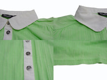 画像をギャラリービューアに読み込む, DOLCE&amp;GABBANA ドルチェ&amp;ガッバーナ ポロシャツ ST0039/TY7A2 コットン ホワイト グリーン サイズS 美品 中古 4b000557