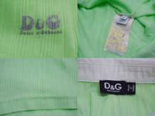 画像をギャラリービューアに読み込む, DOLCE&amp;GABBANA ドルチェ&amp;ガッバーナ ポロシャツ ST0039/TY7A2 コットン ホワイト グリーン サイズS 美品 中古 4b000557