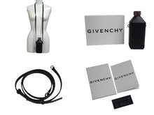 画像をギャラリービューアに読み込む, 新品未使用 GIVENCHY ジバンシィ WATER BOTTLE STRAP モダン ウォーターボトル メタル レザー ブラック 中古 4b000652