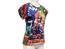 画像をギャラリービューアに読み込む, Jean Paul GAULTIER FEMME ジャンポールゴルチェ フェム 半袖Tシャツ サイズ40 破壊と創造の神シヴァ インド神話 マルチカラー 美品 中古 4b000680