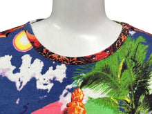 画像をギャラリービューアに読み込む, Jean Paul GAULTIER FEMME ジャンポールゴルチェ フェム 半袖Tシャツ サイズ40 破壊と創造の神シヴァ インド神話 マルチカラー 美品 中古 4b000680