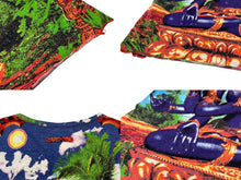 画像をギャラリービューアに読み込む, Jean Paul GAULTIER FEMME ジャンポールゴルチェ フェム 半袖Tシャツ サイズ40 破壊と創造の神シヴァ インド神話 マルチカラー 美品 中古 4b000680