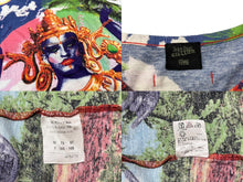 画像をギャラリービューアに読み込む, Jean Paul GAULTIER FEMME ジャンポールゴルチェ フェム 半袖Tシャツ サイズ40 破壊と創造の神シヴァ インド神話 マルチカラー 美品 中古 4b000680