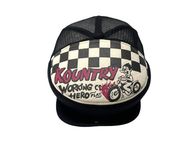 新品未使用 KAPITAL キャピタル カントリーレーサー キャップ KR2402XH18 カーキ ブラック アイボリー レッド 中古 4b000703