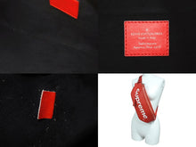 画像をギャラリービューアに読み込む, LOUIS VUITTON×Supreme ルイヴィトン×シュプリーム 17AW ボディバッグ バムバッグPM M53418 エピレザー レッド 美品 中古 4b001414