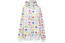 画像をギャラリービューアに読み込む, 新品未使用 BILLIONAIREBOYSCLUB ビリオネアボーイズクラブ CASANOVA カサノバ 総柄 ジップアップパーカー ホワイト マルチカラー サイズXL