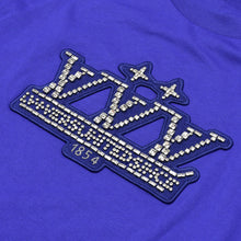 画像をギャラリービューアに読み込む, 新品同様 LOUIS VUITTON ルイヴィトン 25SS 半袖Tシャツ RM251M NPG HSY91W サイズM パープル ラインストーン 中古 4b010007