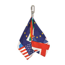 画像をギャラリービューアに読み込む, LOUIS VUITTON ルイヴィトン ビジューサックフラッグス キーホルダー キーリング チャーム MP2485 マルチカラー 国旗 美品 中古 4b010027