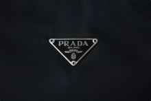 画像をギャラリービューアに読み込む, 極美品 PRADA プラダ ホーボー ハンドバッグ ワンショルダーバッグ MV515 トライアングルロゴ ナイロン ブラック 中古 4b001129