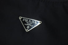 画像をギャラリービューアに読み込む, 極美品 PRADA プラダ ホーボー ハンドバッグ ワンショルダーバッグ MV515 トライアングルロゴ ナイロン ブラック 中古 4b001129