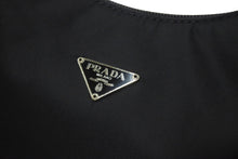 画像をギャラリービューアに読み込む, 極美品 PRADA プラダ ホーボー ハンドバッグ ワンショルダーバッグ MV515 トライアングルロゴ ナイロン ブラック 中古 4b001175
