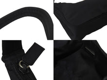 画像をギャラリービューアに読み込む, 極美品 PRADA プラダ ホーボー ハンドバッグ ワンショルダーバッグ MV515 トライアングルロゴ ナイロン ブラック 中古 4b001175