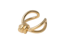 画像をギャラリービューアに読み込む, BOTTEGAVENETA ボッテガヴェネタ ノットリング 815946VAHU08120 シルバー925 ゴールド サイズ7.5号 表記サイズ13 美品 中古 4b001297