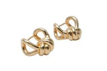 画像をギャラリービューアに読み込む, 極美品 BOTTEGAVENETA ボッテガヴェネタ ノット フープピアス 815945VAHU08120 重量約17.3g Ag925刻印 シルバ−925 GP 中古 4b001301