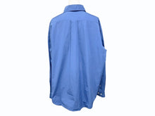 画像をギャラリービューアに読み込む, MIUMIU ミュウミュウ ポプリン 長袖ボタンダウンシャツ MK1626 サイズ40 ブルー オーバーサイズ ロゴ刺繍 美品 中古 4b001308