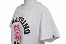 画像をギャラリービューアに読み込む, A BATHING APE アベイシングエイプ 半袖Tシャツ サイズ レディースS ピンクカモ ホワイト コットン ベイプ 美品 中古 4b001331