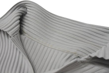画像をギャラリービューアに読み込む, HOMME PLISSE ISSEY MIYAKE オムプリッセ イッセイミヤケ プリーツスキッパーシャツ HP55JM330 サイズ2 グレー 美品 中古 4b001612