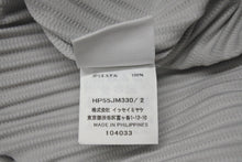 画像をギャラリービューアに読み込む, HOMME PLISSE ISSEY MIYAKE オムプリッセ イッセイミヤケ プリーツスキッパーシャツ HP55JM330 サイズ2 グレー 美品 中古 4b001612