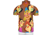 Load image into Gallery viewer, 極美品 me ISSEY MIYAKE ミー イッセイミヤケ CHEER 半袖トップス MI43FK395 フリーサイズ プリーツ ハイネック ブラウン 中古 4b001615