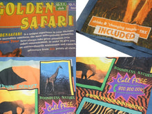 画像をギャラリービューアに読み込む, DOLCE&amp;GABBANA ドルチェアンドガッバーナ Vネック半袖Tシャツ サイズ36 GOLDEN SAFARI マルチプリント ブルー 美品 中古 4b001622