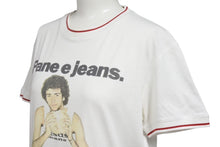 画像をギャラリービューアに読み込む, DOLCE&amp;GABBANA ドルチェアンドガッバーナ 半袖リンガーTシャツ サイズXS Pane e jeans フォトプリント ホワイト 美品 中古 4b001626