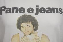 画像をギャラリービューアに読み込む, DOLCE&amp;GABBANA ドルチェアンドガッバーナ 半袖リンガーTシャツ サイズXS Pane e jeans フォトプリント ホワイト 美品 中古 4b001626