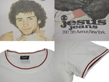 画像をギャラリービューアに読み込む, DOLCE&amp;GABBANA ドルチェアンドガッバーナ 半袖リンガーTシャツ サイズXS Pane e jeans フォトプリント ホワイト 美品 中古 4b001626