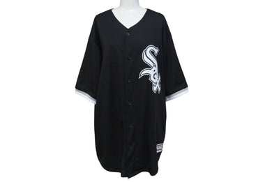 MLB Majestic マジェスティック ホワイトソックス ベースボールシャツ ABLOH 23 ポリエステル製 ブラック サイズXL 美品 中古 4b001629