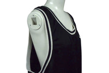 Load image into Gallery viewer, NIKE ナイキ スウッシュ ノースリーブ ゲームシャツ タンクトップ メッシュ サイズM ブラック ホワイト 美品 中古 4b001631