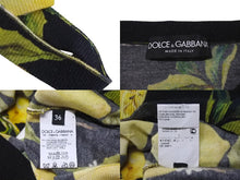 画像をギャラリービューアに読み込む, 極美品 DOLCE&amp;GABBANA ドルチェアンドガッバーナ キャミソール FN907K サイズ36 カシミヤ シルク ボタニカル レモン 総柄 中古 4b001658