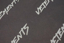 画像をギャラリービューアに読み込む, VETEMENTS ヴェトモン ワンピース ロゴ トップス イタリア製 ポリアミド エラスタン ブラウン サイズS 美品 中古 4b001660