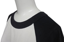 画像をギャラリービューアに読み込む, CHROME HEARTS クロムハーツ ラグラン 7部丈Tシャツ サイズM CHクロス セメタリークロス プリント ホワイト ブラック 美品 中古 4b001827