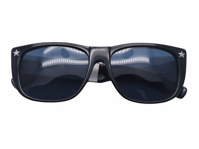 Jean Paul Gaultier ジャンポール・ゴルチェ サングラス ブラック メタルパーツテンプルシルバー 良好 N18415