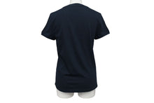 画像をギャラリービューアに読み込む, YVES SAINT LAURENT イヴサンローラン 半袖Ｔシャツ カサンドラロゴ ネイビー ブラック コットン サイズS 美品 中古 4b001946