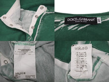 画像をギャラリービューアに読み込む, DOLCE＆GABBANA ドルチェアンドガッバーナ タンクトップ ラインストーン ロゴ グリーン ホワイト サイズ40 美品 中古 4b002078