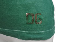 画像をギャラリービューアに読み込む, DOLCE＆GABBANA ドルチェアンドガッバーナ タンクトップ ラインストーン ロゴ グリーン ホワイト サイズ40 美品 中古 4b002078