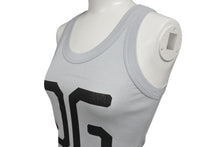 画像をギャラリービューアに読み込む, 新品未使用 DOLCE&amp;GABBANA ドルチェアンドガッバーナ DG ロゴ タンクトップ ライトグレー コットン HTJ27 サイズ38 中古 4b002132