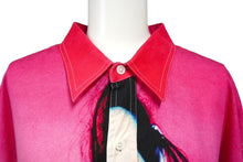 画像をギャラリービューアに読み込む, 新品同様品 VETEMENTS ヴェトモン マリリンマンソン 長袖シャツ 18AW UAH19SH301 Mサイズ コットン ピンク 中古 32322