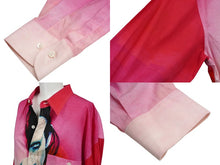 画像をギャラリービューアに読み込む, 新品同様品 VETEMENTS ヴェトモン マリリンマンソン 長袖シャツ 18AW UAH19SH301 Mサイズ コットン ピンク 中古 32322