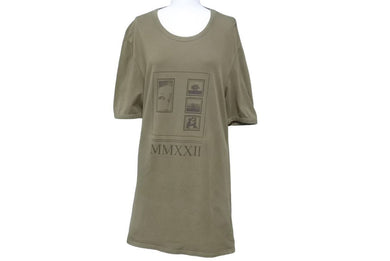 RAF SIMONS ラフシモンズ 05AW MMXXII TEE Tシャツ 半袖 アーカイブ ポルターガイスト期 コットン カーキ 46 メンズ 良好 N34309