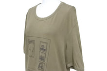 画像をギャラリービューアに読み込む, RAF SIMONS ラフシモンズ 05AW MMXXII TEE Tシャツ 半袖 アーカイブ ポルターガイスト期 コットン カーキ 46 メンズ 良好 N34309