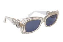 画像をギャラリービューアに読み込む, GIANNI VERSACE ジャンニ ヴェルサーチ ヴィンテージ サングラス 眼鏡 メデューサ ラインストーン MOD.417/H クリア 良好 中古 34459