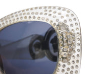 画像をギャラリービューアに読み込む, GIANNI VERSACE ジャンニ ヴェルサーチ ヴィンテージ サングラス 眼鏡 メデューサ ラインストーン MOD.417/H クリア 良好 中古 34459