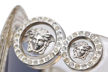 画像をギャラリービューアに読み込む, GIANNI VERSACE ジャンニ ヴェルサーチ ヴィンテージ サングラス 眼鏡 メデューサ ラインストーン MOD.417/H クリア 良好 中古 34459