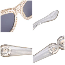 画像をギャラリービューアに読み込む, GIANNI VERSACE ジャンニ ヴェルサーチ ヴィンテージ サングラス 眼鏡 メデューサ ラインストーン MOD.417/H クリア 良好 中古 34459