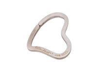 画像をギャラリービューアに読み込む, TIFFANY&amp;Co. ティファニー エルサ ペレッティ オープン ハート キーリング シルバー925 7.6g 小物 中古 45284