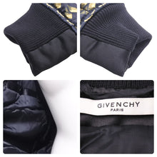 画像をギャラリービューアに読み込む, 極美品 Givenchy ジバンシー 花柄 リアーナ愛用 11F 3020 344 ブルゾンジャケット ブラック ボンバージャケット 総柄 アウター サイズ34 中古 45857