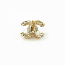 画像をギャラリービューアに読み込む, 極美品 CHANEL シャネル ココマーク ピアス イエロー楕円カラーストーン アクセサリー 両耳 A12A刻印 メタル イエロー ゴールド金具 3.8g 中古 4b009599